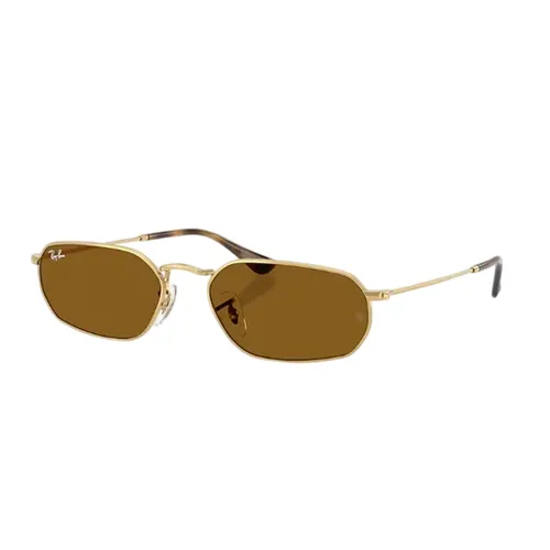 Kính Mát Unisex Rayban Sunglasses RB3947 001/33 Màu Nâu Vàng