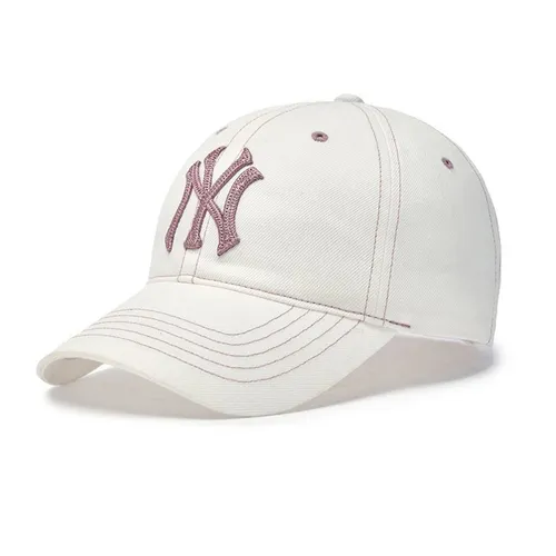 Mũ MLB Denim New York Yankees 3ACPB126N-50CRS Màu Trắng