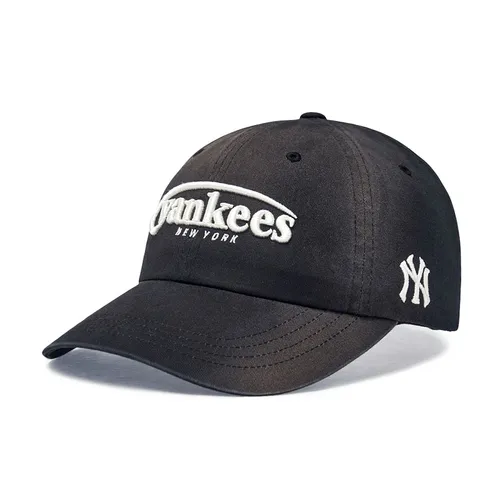 Mũ MLB Vintage Washed Curve Logo Unstructured Ball Cap NY Yankees 3ACPV076N-50BKS Màu Đen