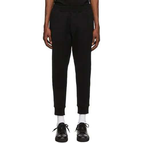 Quần Dài Nam Dsquared2 Black Ceresio 9 Lounge Pants Màu Đen Size S