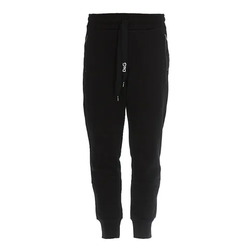 Quần Nỉ Nam Dolce & Gabbana D&G Traininghose Sweatpant Màu Đen Size 46