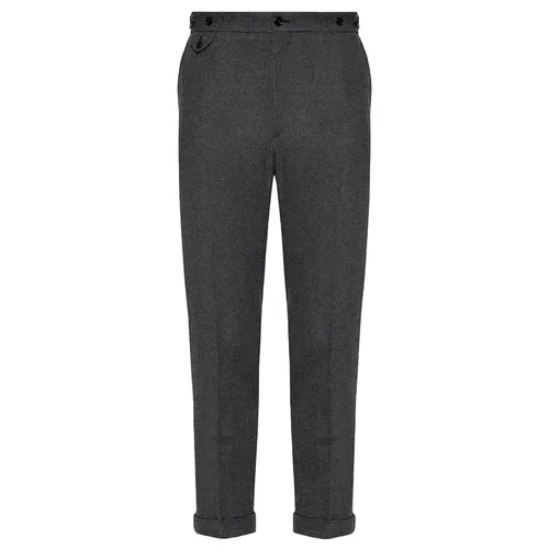 Quần Dài Nam Dolce & Gabbana D&G Tag Logo GV6LET Furnc Màu Xám Size 46