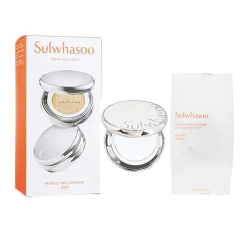 Set Phấn Nước Sulwhasoo Perfecting Cushion Coussin De Teint + 1 Lõi Refill Tone 17N1