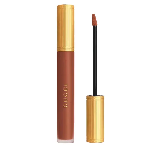 Son Kem Gucci Rouge À Lèvres Liquide Mat Lipstick 308 Lucy Dark Orange Màu Cam Đậm