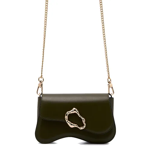 Túi Đeo Chéo Nữ Lyn Vary Infinite Mini Crossbody Bag - Dark Green L26CBWB022 Màu Xanh Đậm