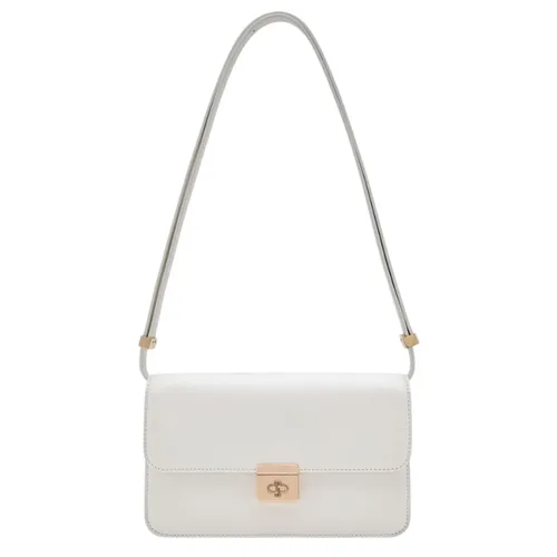 Túi Đeo Chéo Nữ Pedro Studio Leather Rectangular Shoulder Bag PW2-76390131 Chalk Màu Trắng