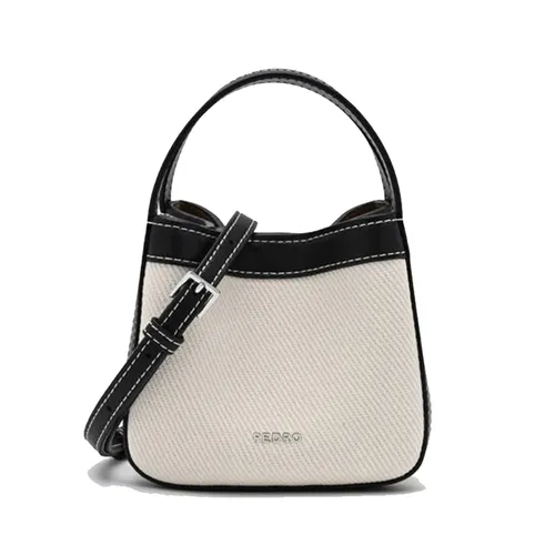Túi Đeo Chéo Pedro Dana Canvas Pouch - Black Canvas PW4-95060004-1_BLK.CA_XS Màu Đen Kem