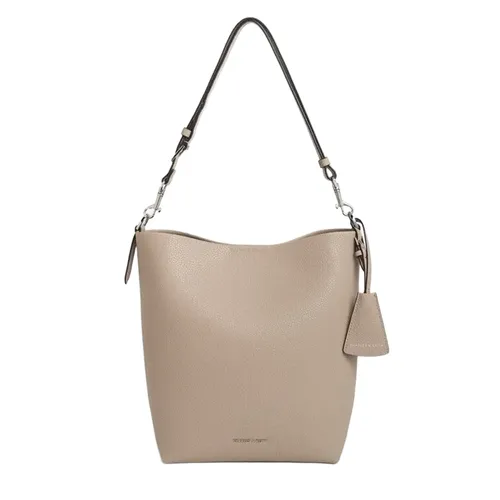 Túi Đeo Vai Nữ Charles & Keith Beryl Bucket Grey Brown CK2-10151504_TAUPE Màu Nâu Xám