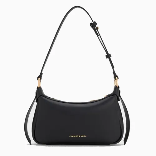 Túi Đeo Vai Nữ Charles & Keith CNKMini Calla Shoulder Bag - Black CK2-20671784  Màu Đen
