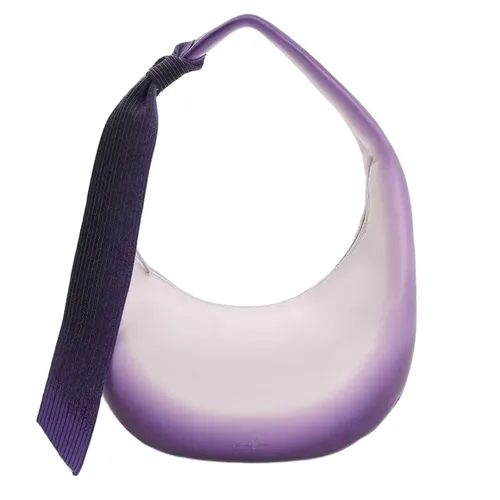 Túi Đeo Vai Nữ Charles & Keith Hobo Toni Gradient Knotted Crescent Shoulder Bag CK2-40671642-A Màu Tím