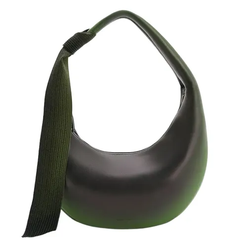 Túi Đeo Vai Nữ Charles & Keith Hobo Toni Gradient Knotted Crescent Shoulder Bag CK2-40671642-A Màu Xanh Lá