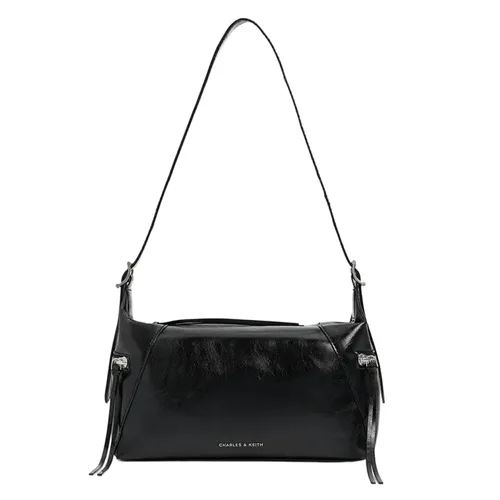 Túi Đeo Vai Nữ Charles & Keith Xylia Noir Shoulder Bag CK2-40782413 Màu Đen