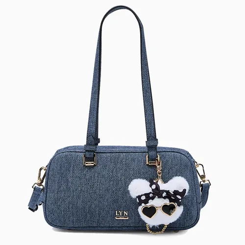 Túi Đeo Vai Nữ Lyn Betzy Ii M Shoulder Bag - Blue Variation 2 L26CBWB007 Màu Xanh Blue