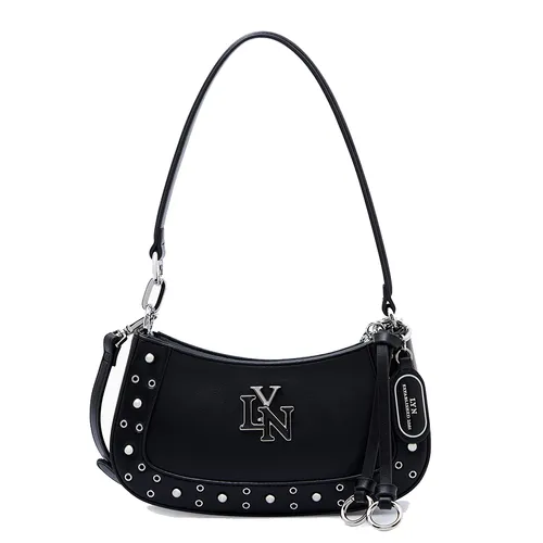 Túi Đeo Vai Nữ Lyn Brighton Rita Stud Shoulder Bag - Black L25WBWA001 Màu Đen