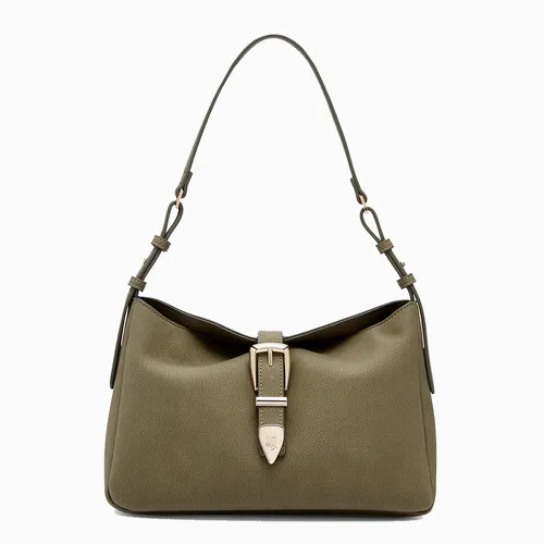 Túi Đeo Vai Nữ Lyn Luky Lu M Shoulder Bag - Dark Green L26CBWB040 Màu Xanh Green