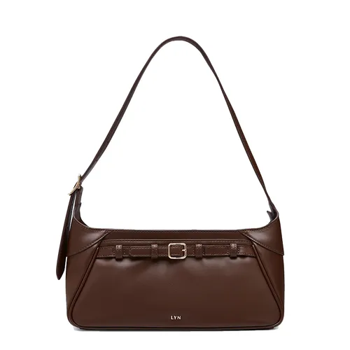 Túi Đeo Vai Nữ Lyn Maynon L Shoulder Bag - Dark Brown L26CBWA005 Màu Nâu