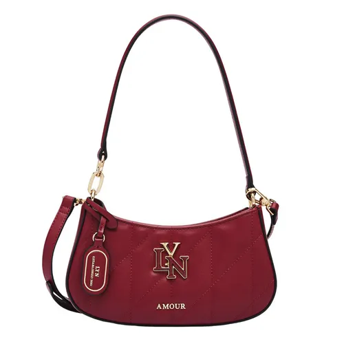 Túi Đeo Vai Nữ Lyn New Gastonia Shoulder Bag LL24FBF108 Dark Red Màu Đỏ