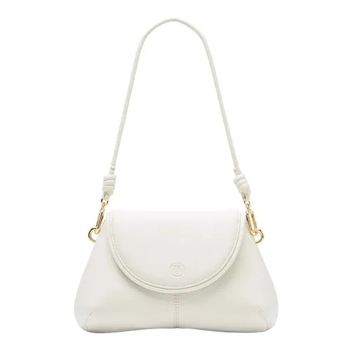 Túi Đeo Vai Nữ Lyn Pillow Flap Shoulder Bag L25FBWC007 Ivory Màu Trắng