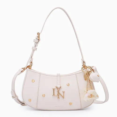 Túi Đeo Vai Nữ Lyn Wendy B.With Love Shoulder Bag - Ivory L26CBWA185 Màu Trắng Kem