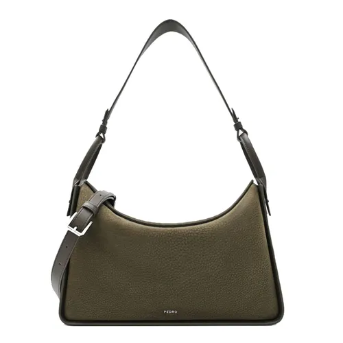 Túi Đeo Vai Pedro Demi Maxi Rectangular Shoulder Bag Army Green PW2-75210180-1 Màu Xanh Olive