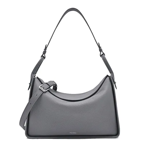 Túi Đeo Vai Nữ Pedro Demi Maxi Rectangular Shoulder Bag Gray PW2-75210180-1 Màu Xám