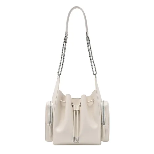 Túi Đeo Vai Nữ Pedro Drawstring Bucket Bag PW2-15060016 Chalk Màu Kem