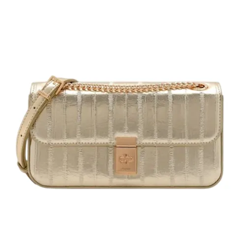 Túi Đeo Vai Nữ Pedro Farida Leather Mini Shoulder Bag PW2-76390137 Gold Màu Vàng