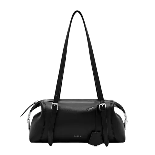 Túi Đeo Vai Nữ Pedro Hitch Bowling Bag PW2-65210013 Black Màu Đen