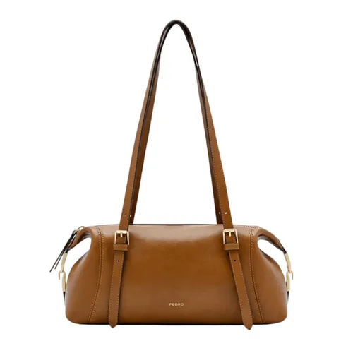 Túi Đeo Vai Nữ Pedro Hitch Bowling Bag PW2-65210013 Cognac Màu Nâu