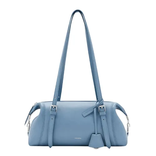 Túi Đeo Vai Nữ Pedro Hitch Bowling Bag PW2-65210013 Slate Blue Màu Xanh Nhạt