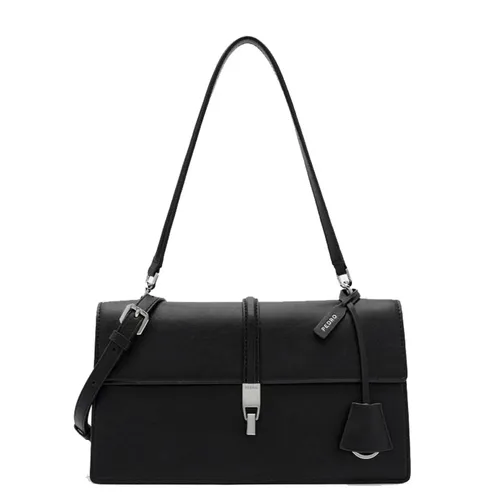 Túi Đeo Vai Nữ Pedro Hitch Flap Shoulder Bag Black PW2-75210190 Màu Đen