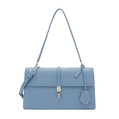 Túi Đeo Vai Nữ Pedro Hitch Flap Shoulder Bag Ivory Blue PW2-75210190 Màu Xanh