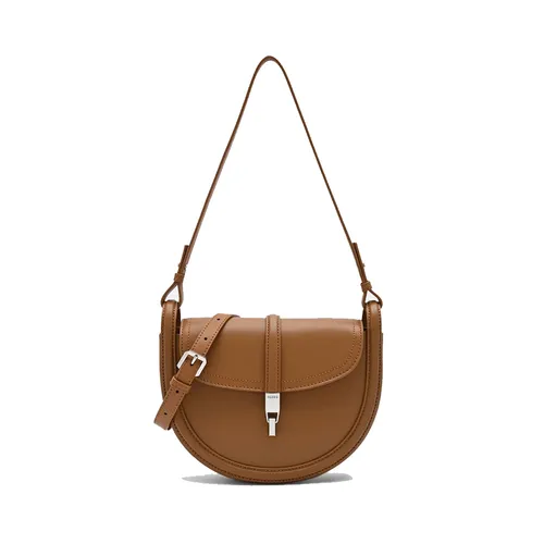 Túi Đeo Vai Nữ Pedro Hitch Leather Shoulder Bag - Cognac PW2-75060135_COGNAC_S Màu Nâu