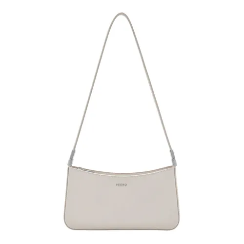 Túi Đeo Vai Nữ Pedro Jatte Leather Shoulder Bag PW4-95940013 Chalk Màu Trắng