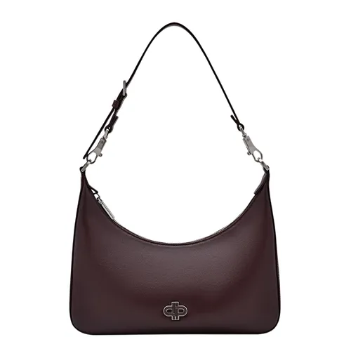 Túi Đeo Vai Nữ Pedro Icon Leather Hobo Bag PW2-36390020 Wine Màu Đỏ Tía