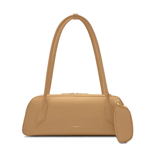 Túi Đeo Vai Nữ Pedro Serif Shoulder Bag - Camel PW2-76390134-1_CAMEL_M Màu Nâu