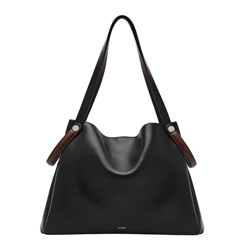 Túi Đeo Vai Nữ Pedro Stirrup Tote Bag PW2-45060025 Black Màu Đen