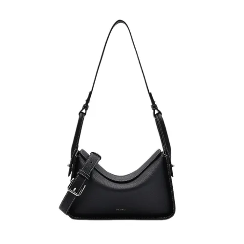 Túi Đeo Vai Nữ Pedro Demi Leather Bag PW2-75210163 Màu Đen