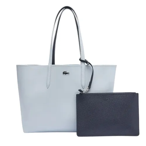Túi Tote Nữ Lacoste NF2142AA N10 Top Handle Bag Màu Xanh/ Đen