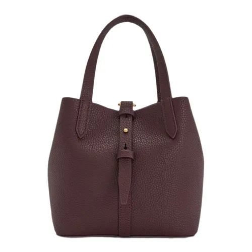 Túi Xách Tay Nữ Charles & Keith Beryl Recycled Leather Handbag Wineberry Red CK2-10151518_WB.RED Màu Đỏ Mâm Xôi