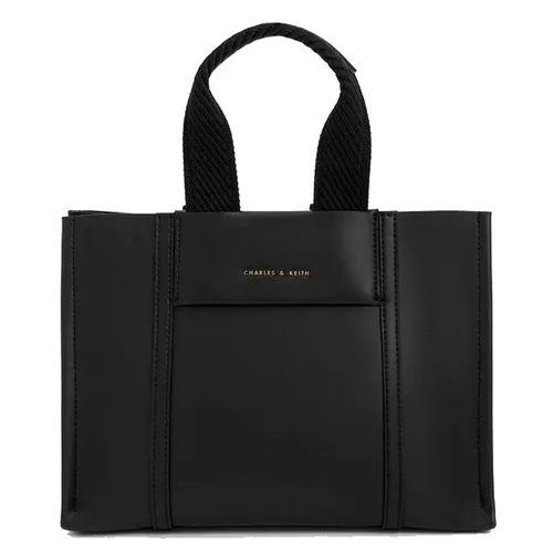 Túi Xách Tay Nữ Charles & Keith CNK Mini Shalia Rectangular Handbag Black CK2-31220029 Màu Đen