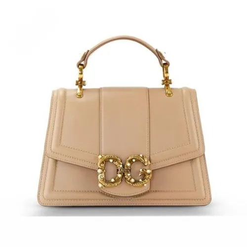 Túi Xách Tay Nữ Dolce & Gabbana D&G Amore Màu Be