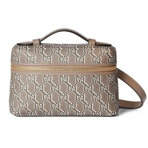 Túi Xách Tay Nữ Gucci Super Mini Bag Taupe 795058-FADM0-6242 Màu Xám Nâu