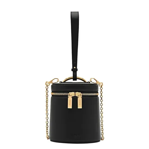 Túi Xách Tay Nữ Pedro Lia Barrel Cylindrical Handbag Black PW2-75210183_BLACK Màu Đen