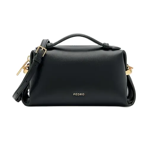 Túi Xách Tay Nữ Pedro Lia Mini Rectangular Handbag Black PW2-65210012_BLACK Màu Đe