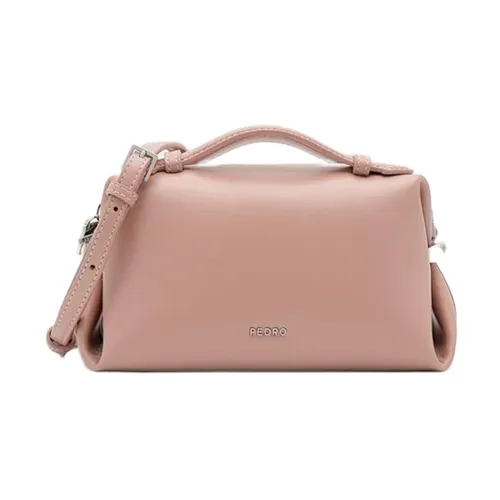Túi Xách Tay Nữ Pedro Lia Mini Rectangular Handbag Nude PW2-65210012_NUDE Màu Hồng Nude