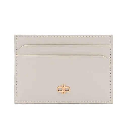 Ví Đựng Thẻ Nữ Pedro Icon Mini Leather Card Holder PW4-25940026 Chalk Màu Trắng