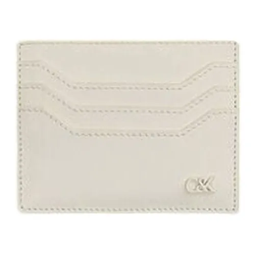 Ví Đựng Thẻ Nữ Charles & Keith CNK Leather Multi-Slot Card Holder SL6-50681124 White Màu Trắng