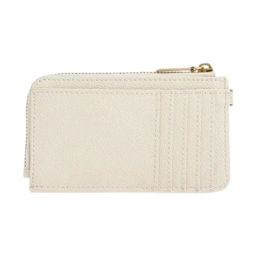 Ví Nữ Charles & Keith CNK Rectangular Multi-Slot Wristlet For Women CK6-50770514-1 Cream Màu Kem