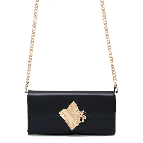 Ví Nữ Lyn Voda Infinite Long Wallets On Chain - Black L26CWWB005 Màu Đen